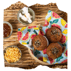 Orange Marmalade-Oat and Raisin Muffins