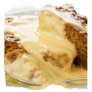 Cape Malva Pudding with Vanilla Pod Custard (4 portions)