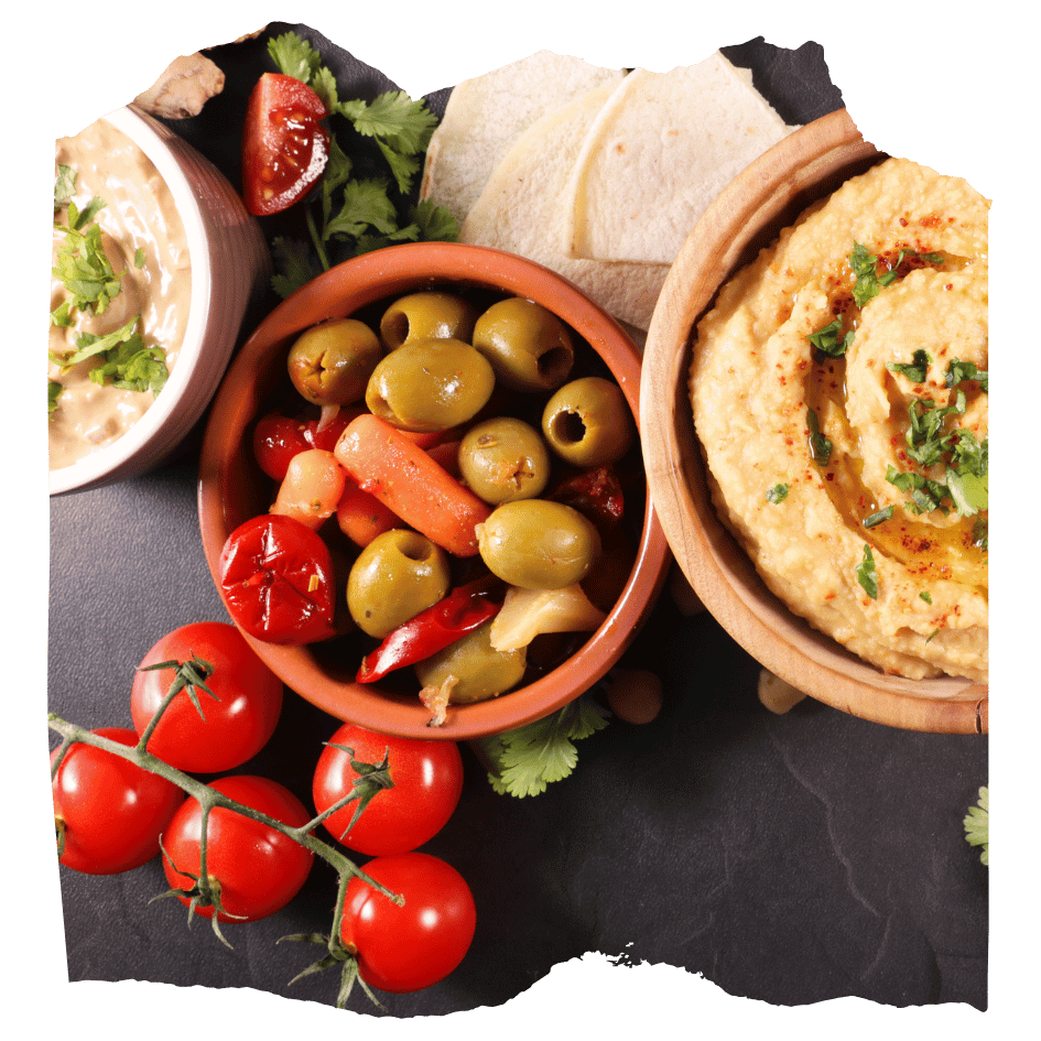 Mamma Mia Mediterranean Mezze Platter